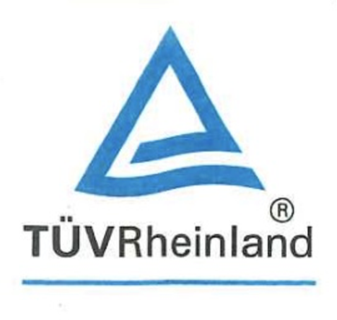 TÜV Rheinland Quality Control Certificate